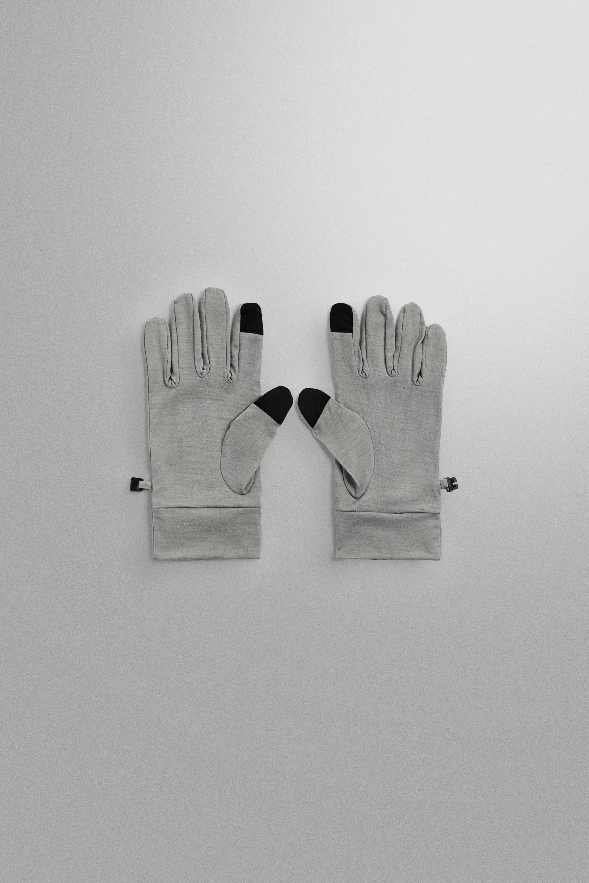 GANTS DE RUNNING EN LAINE MÉLANGÉE